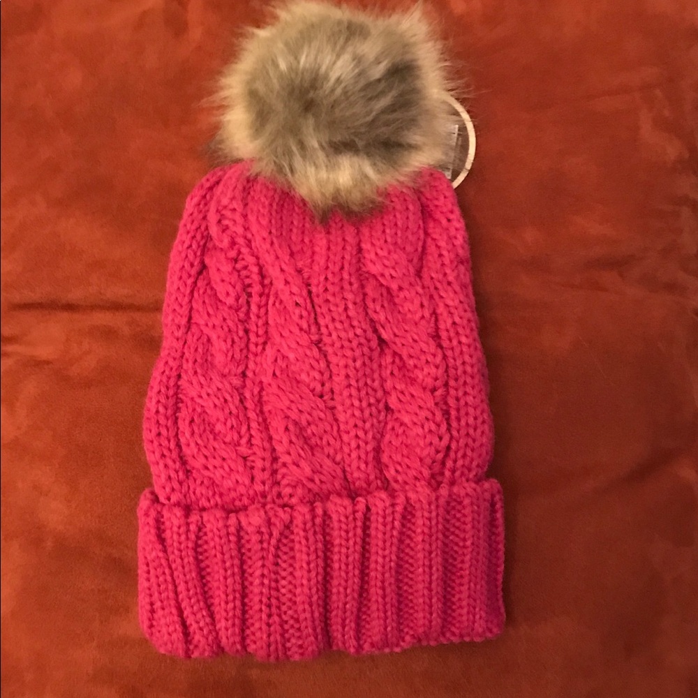 Fuchsia Pink Beanie Hat
